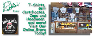 Visit Robbie's Online Store for T-shirts, shirts, souveniers, and other merchandise