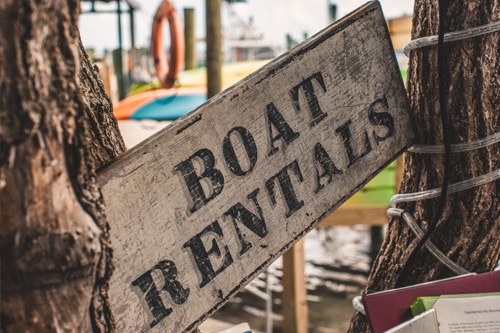 Boat Rentals - Contact us