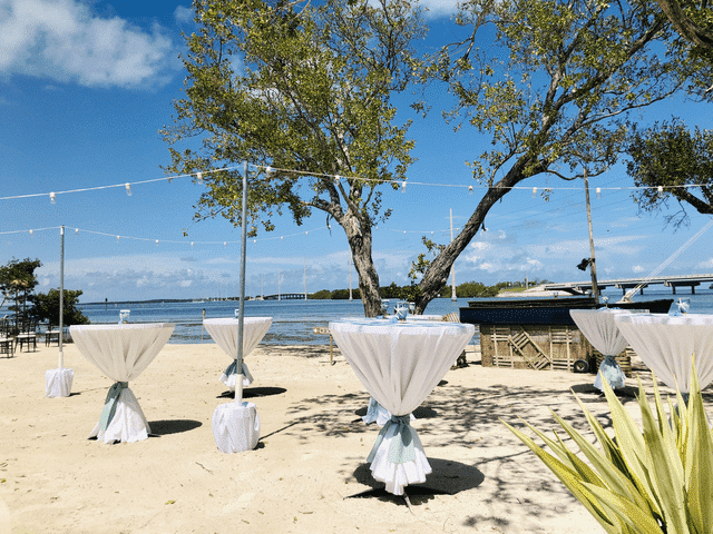 Wedding in Islamorada Private Beach