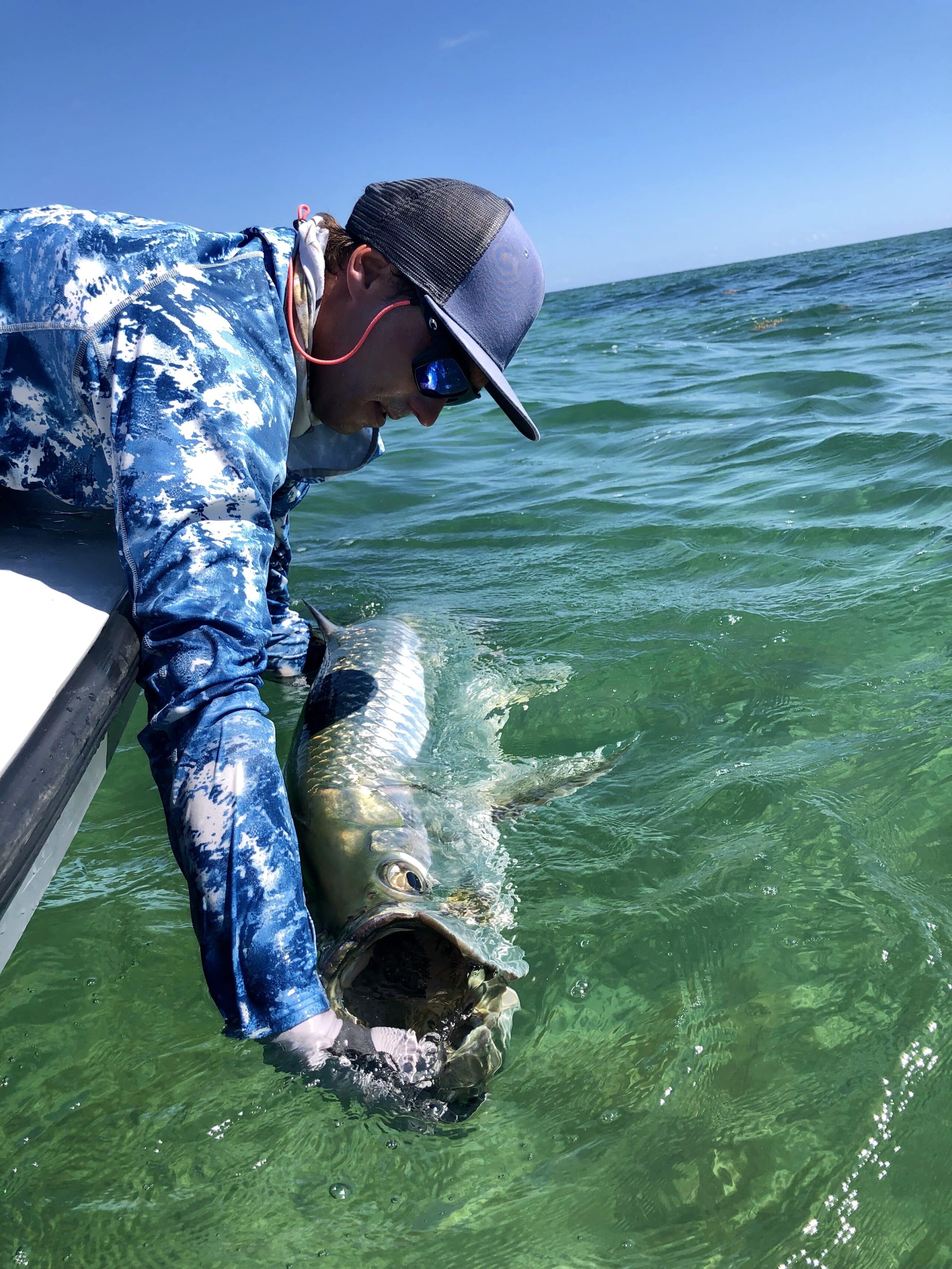 Feeding Tarpon at Robbie's 3 Rich Hastings Tarpon Picture close up