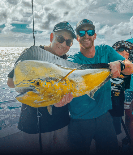 Men fishing big one