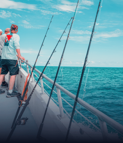 men fishing