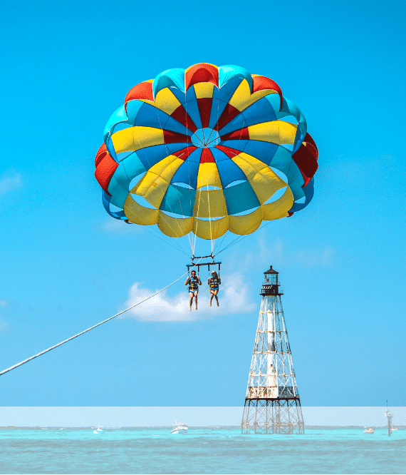 Parasailing in Islamorada, Florida Keys