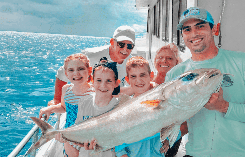 family fishing