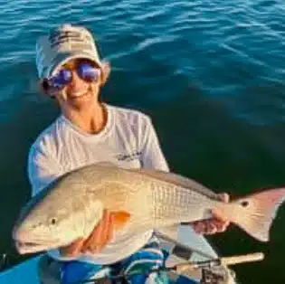 woman and fish