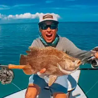 women and her catch 8